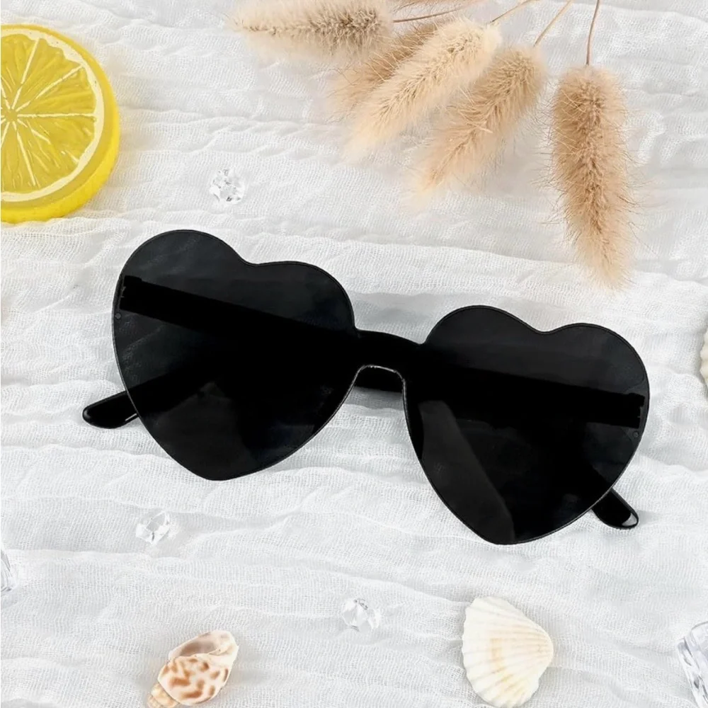 3 in a single purchase Cyber-Shield Trio Midnight Black-Heart Rimless-Neon Aura